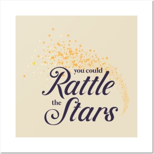 You Could Rattle the Stars (purple) Posters and Art